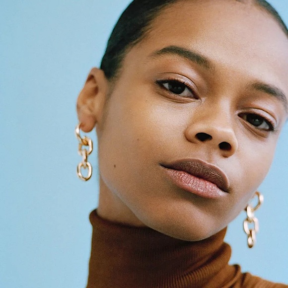 ZARA - Chain Earrings - Picture 2 of 3